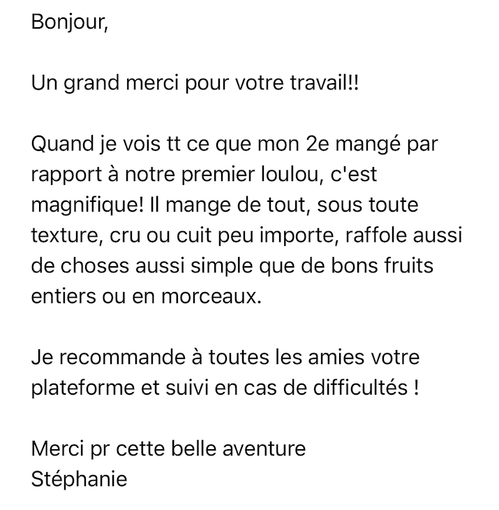 Recommandation cliente des services Hamstouille