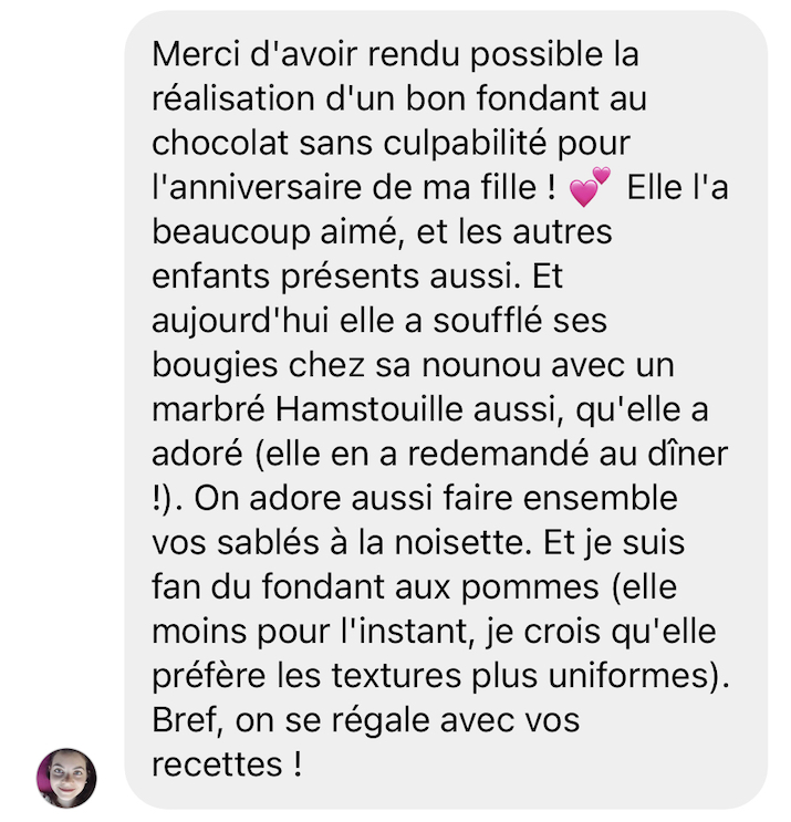 Recommandation cliente des services Hamstouille