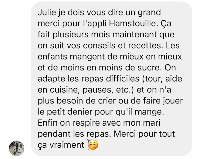 Recommandation cliente des services Hamstouille