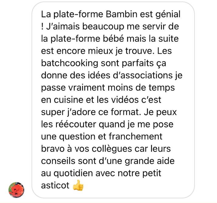 Recommandation cliente des services Hamstouille