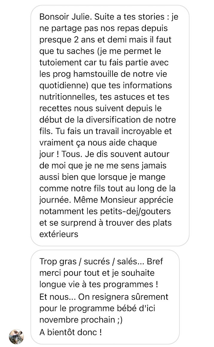 Recommandation cliente des services Hamstouille