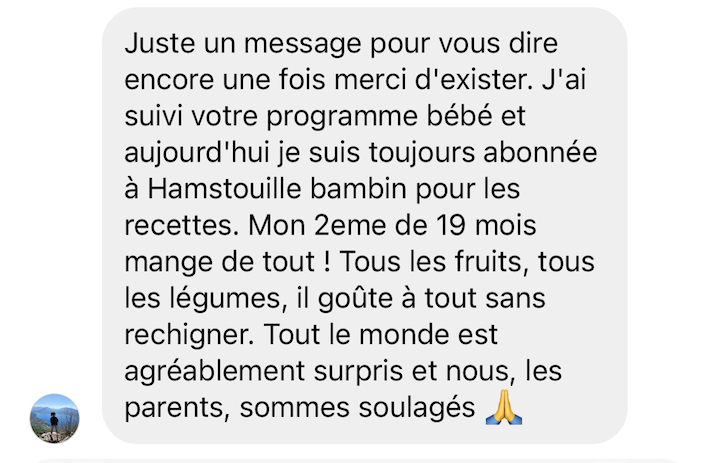 Recommandation cliente des services Hamstouille