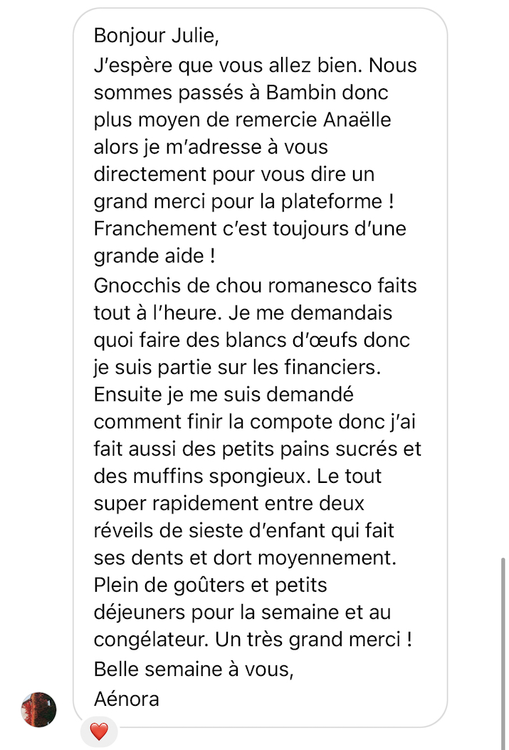 Recommandation cliente des services Hamstouille