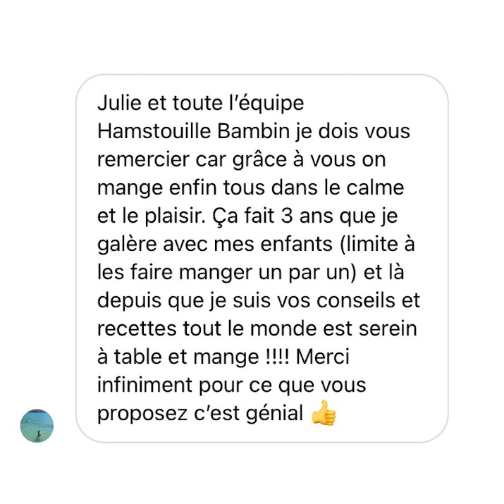 Recommandation cliente des services Hamstouille