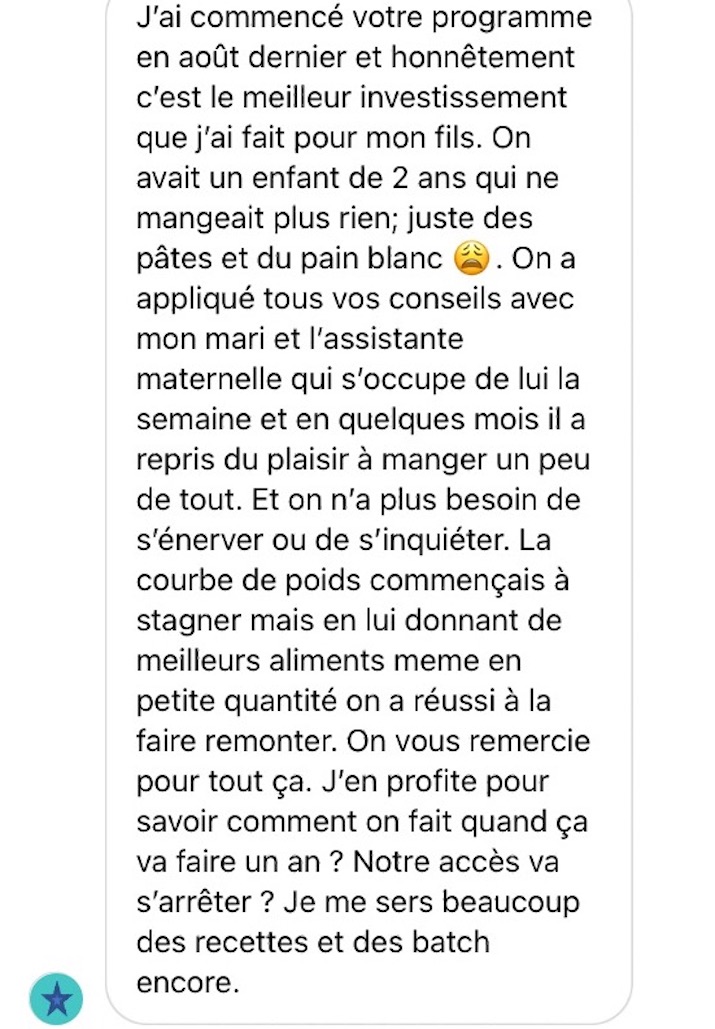 Recommandation cliente des services Hamstouille